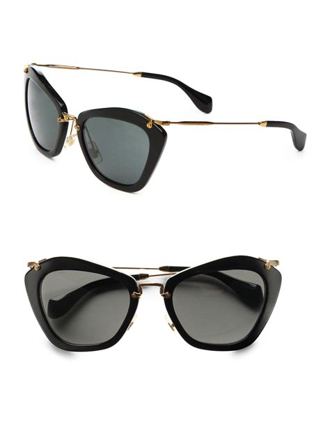 miu miu noir catwalk sunglasses|Women's Eyewear & Sunglasses .